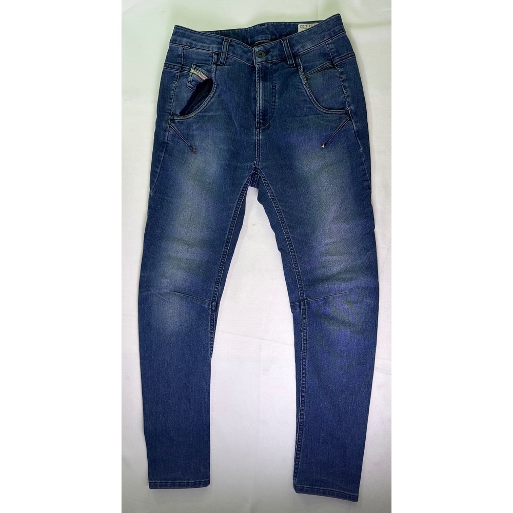 Diesel Fayza Regular Tapered Medium Blue Wash Denim Jeans Women's‎ W 24 L 32